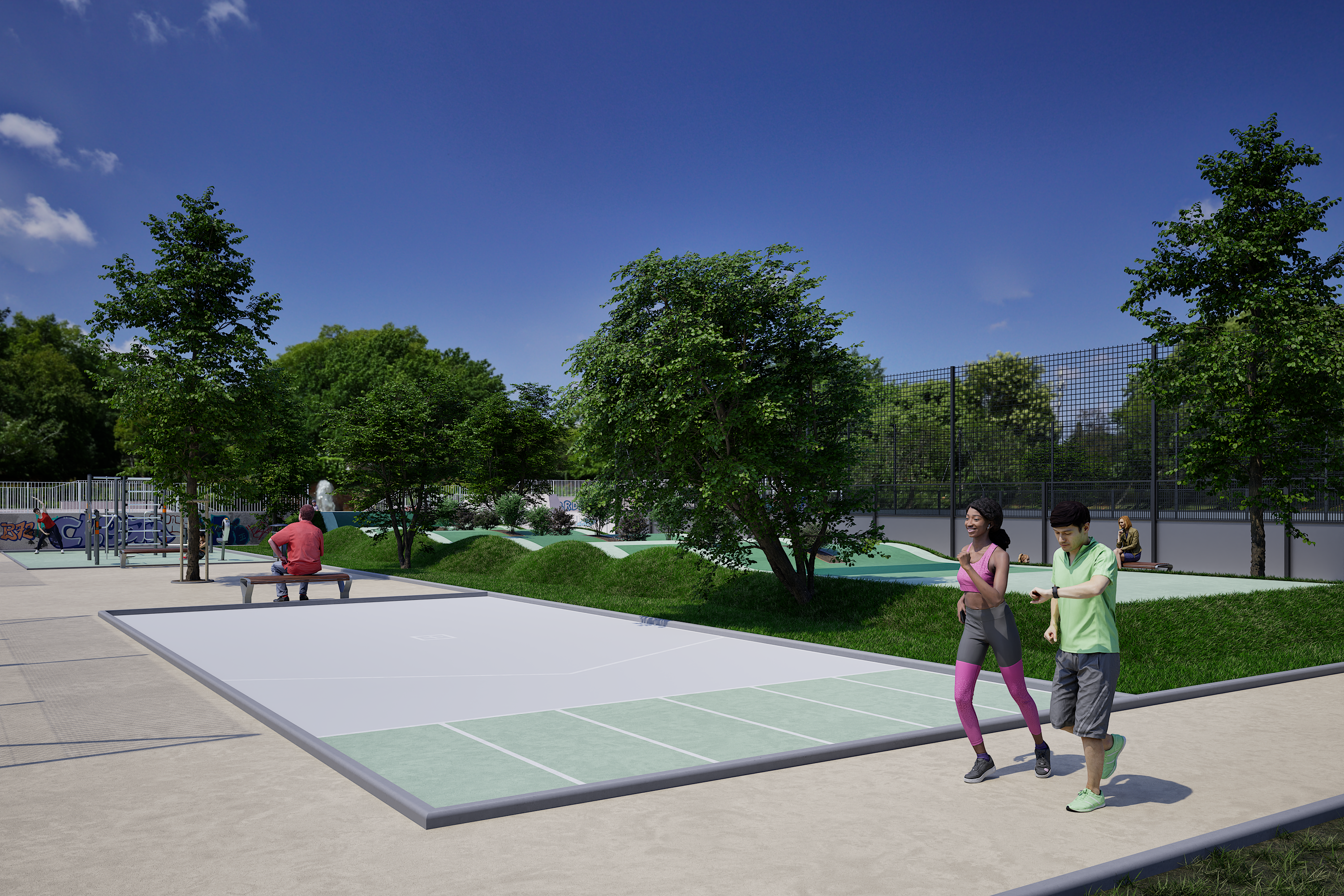 À Amiens, les terrains de sport du parc Saint-Pierre en réhabilitation pour quatre mois