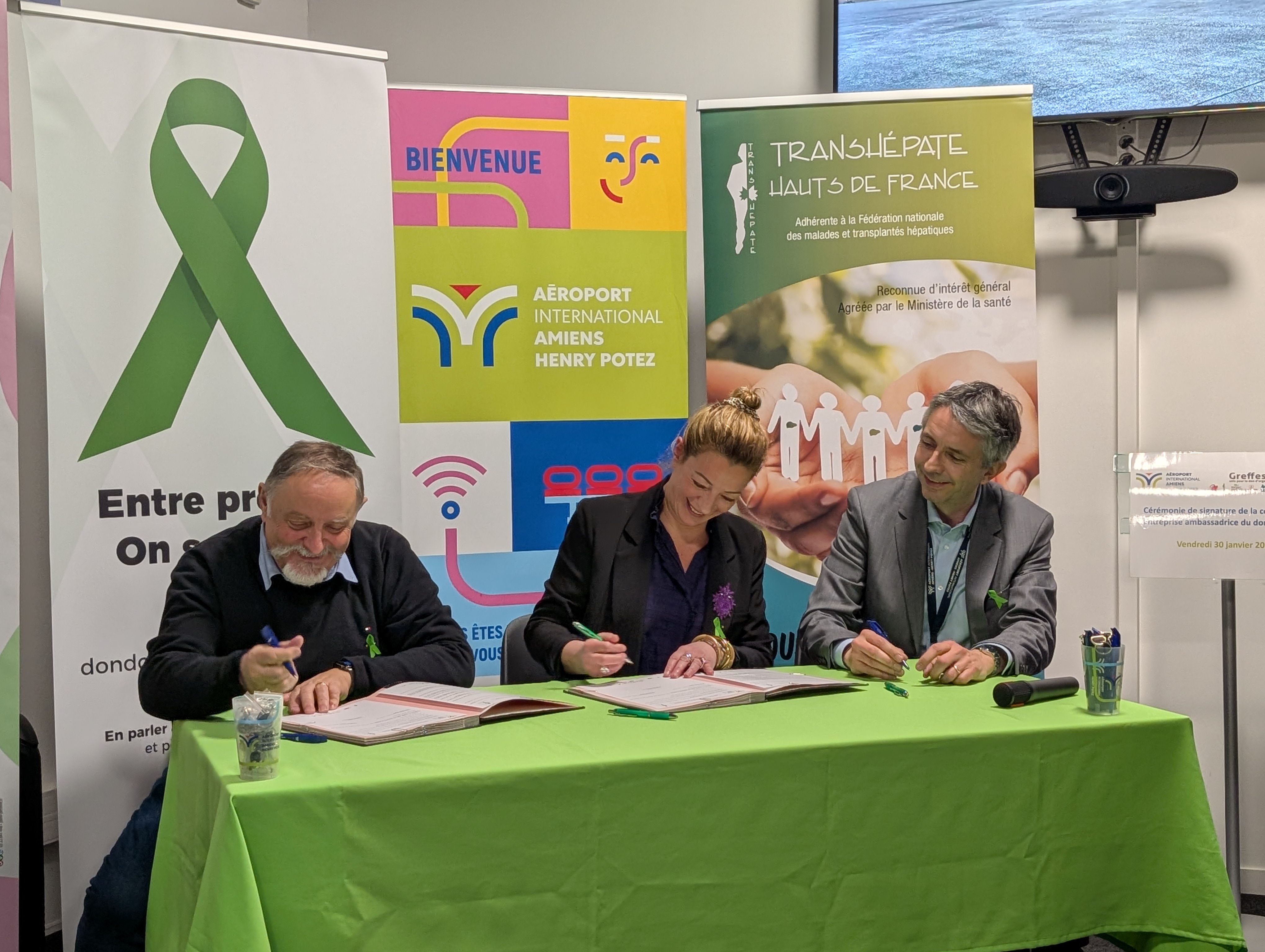 Une première en France : l'aéroport de Méaulte devient ambassadeur du don d'organes