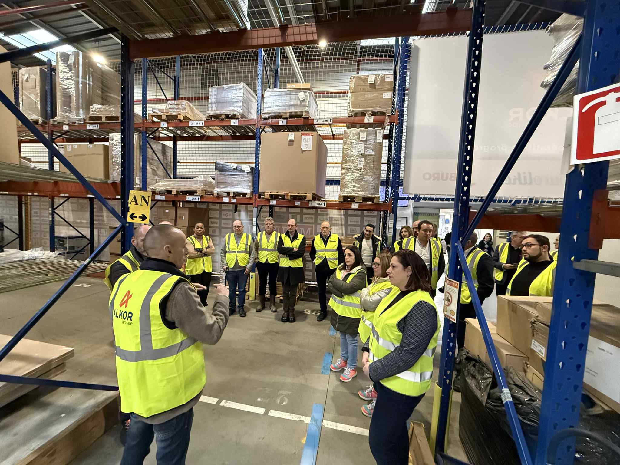 Morcourt : Le club A2log de la CCI 02 en visite chez Alkor