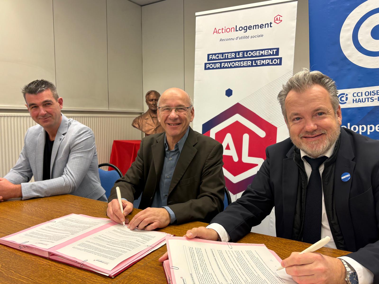 Action logement et la CCI Oise s’engagent en faveur du logement pour les salariés