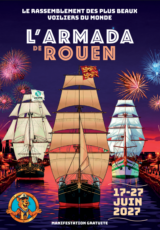 Armada Rouen 2027 : Publidée signe l’affiche officielle