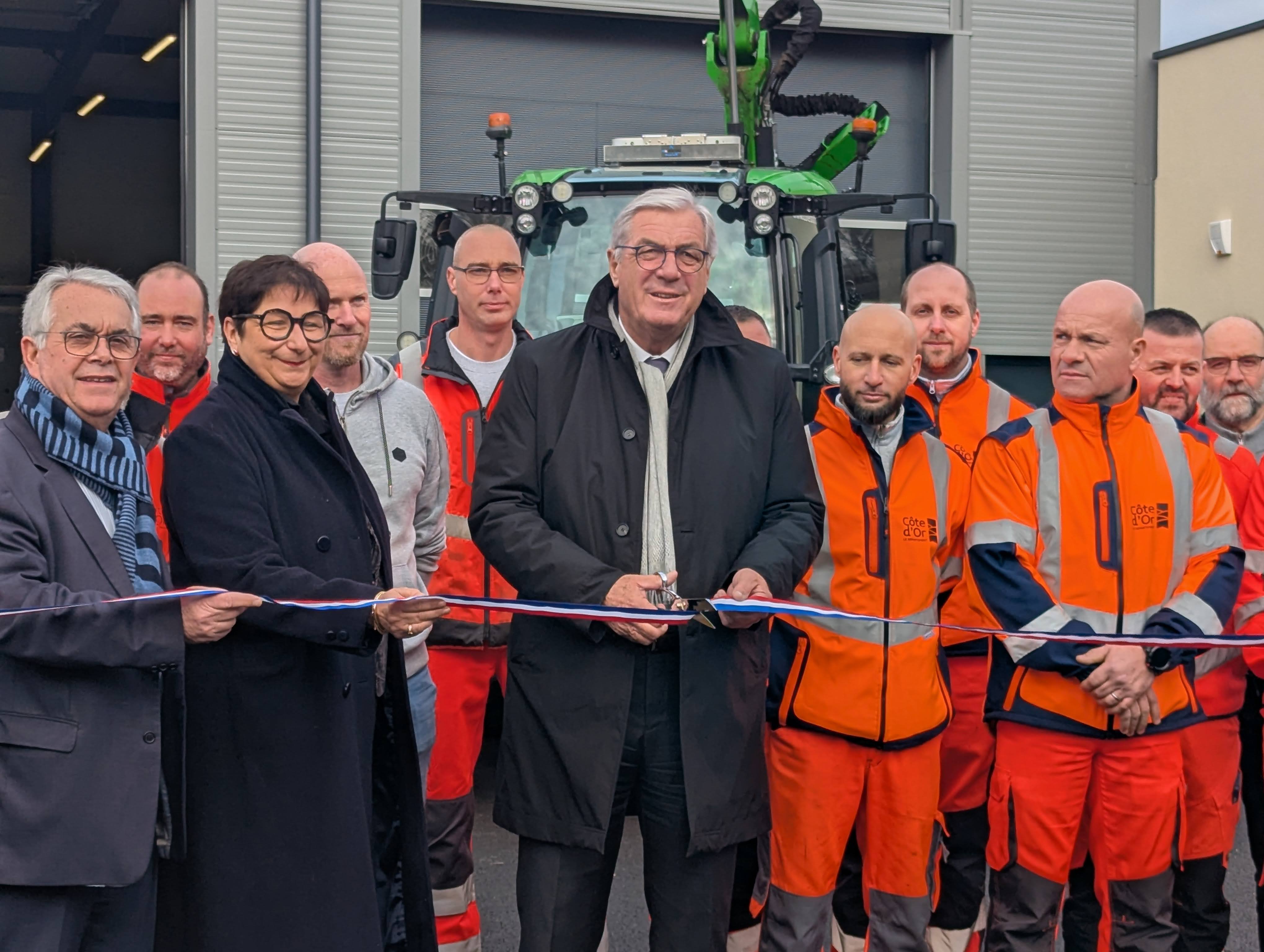 Le département de Côte-d’Or inaugure un nouveau service technique