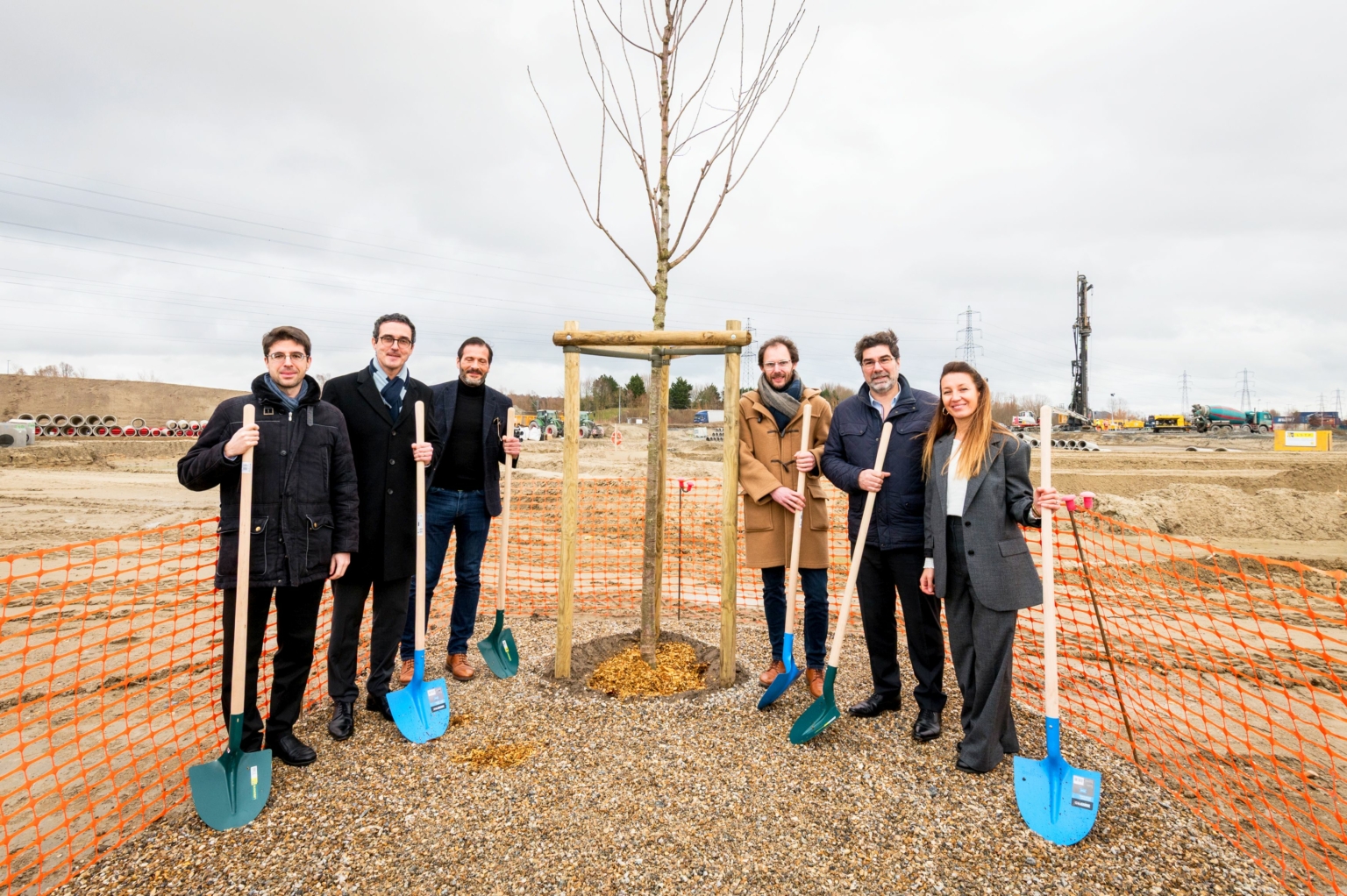 V Park Le Havre : un premier arbre planté pour une plateforme logistique bas carbone