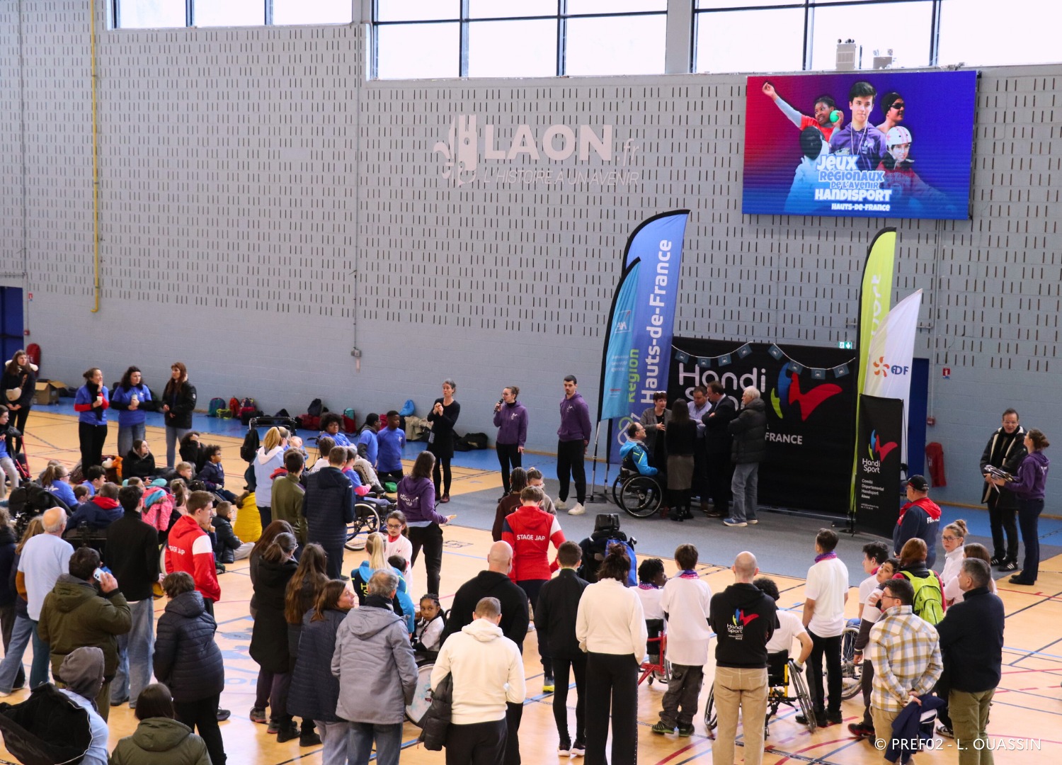 Laon : lancement des Jeux régionaux de l’Avenir handisport 2026