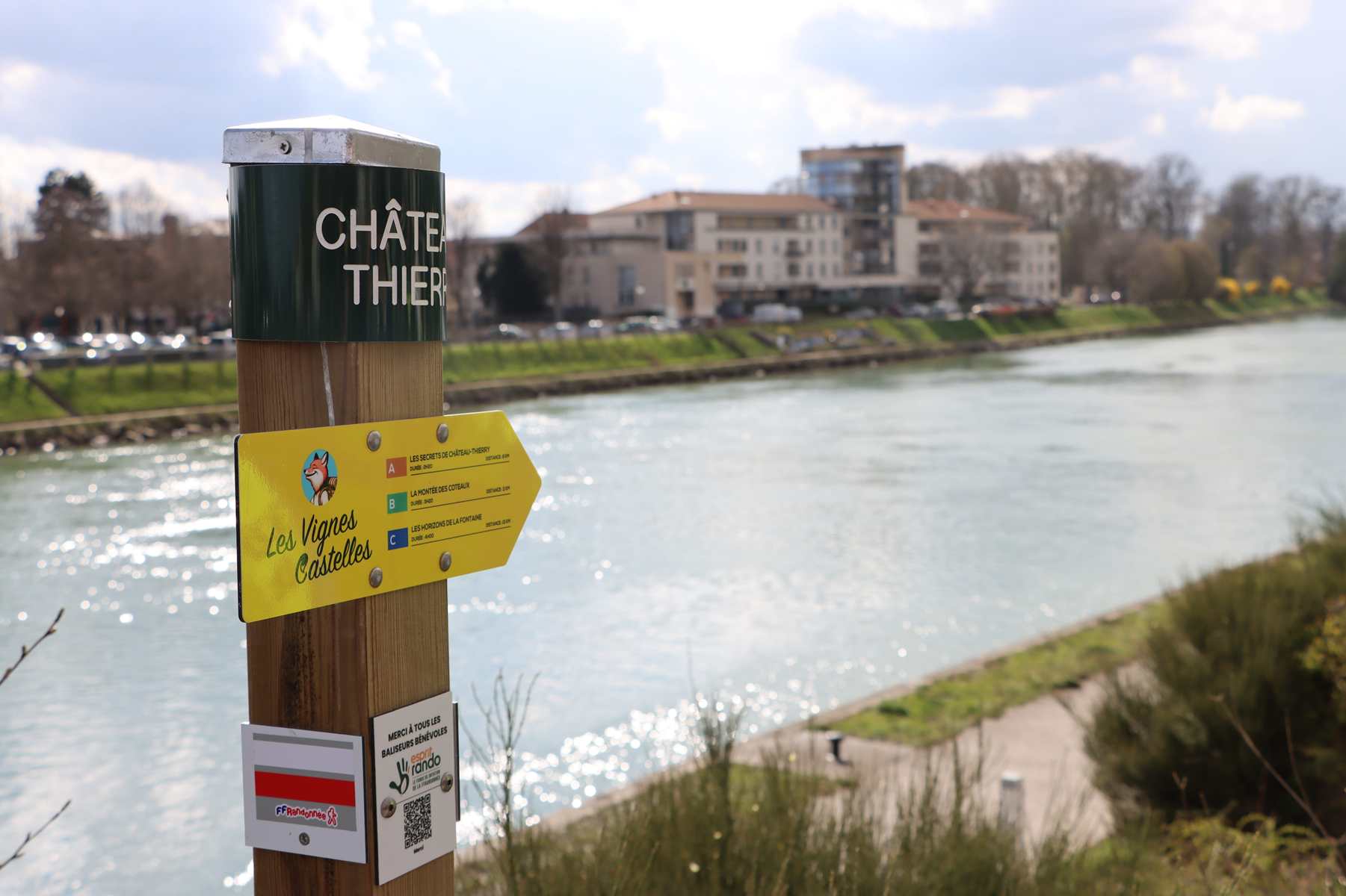 Château-Thierry : Un fléchage mis en place pour les circuits pédestres