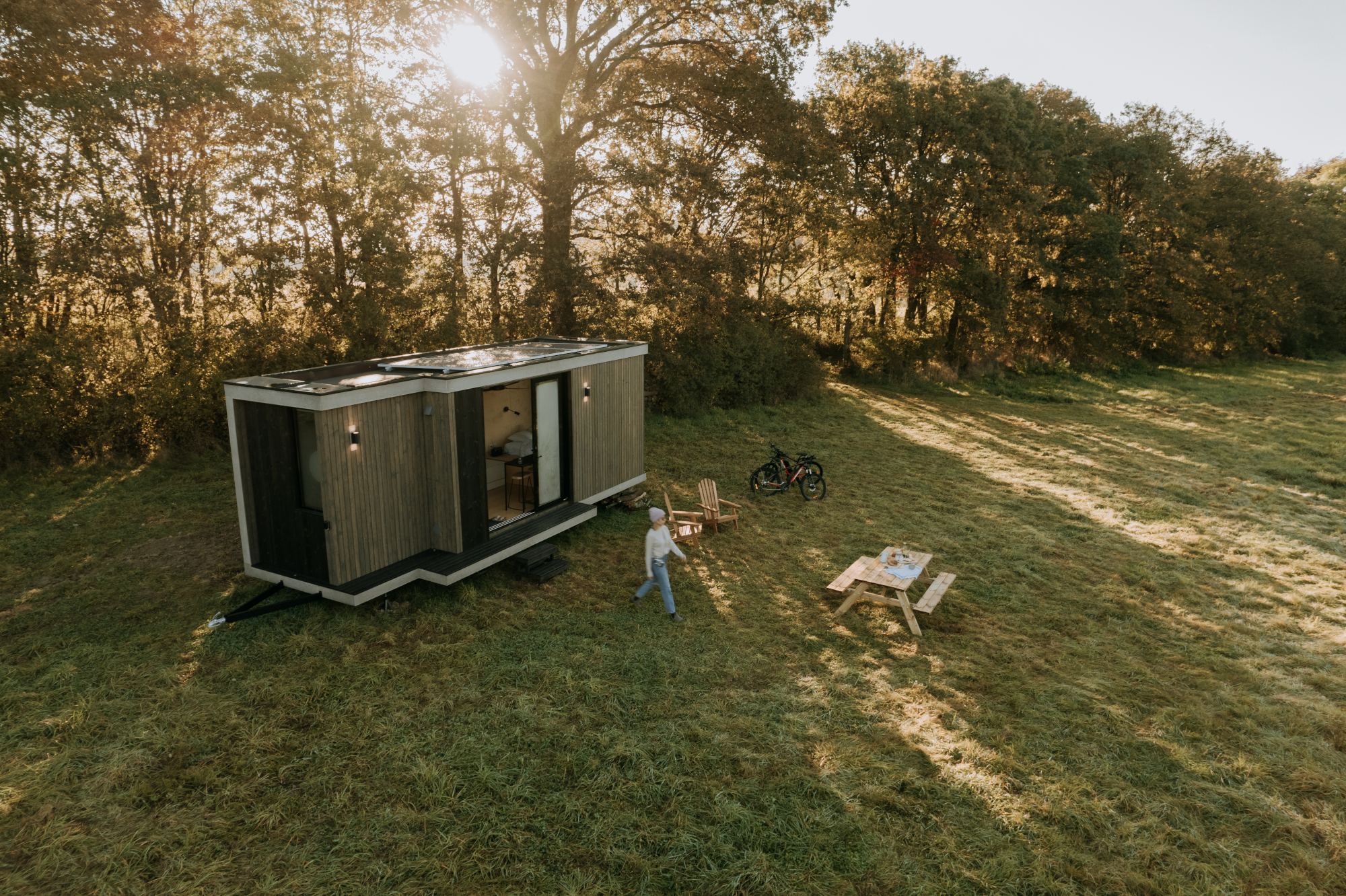 A Lessard-en-Bresse, une tiny house s'installe à la ferme