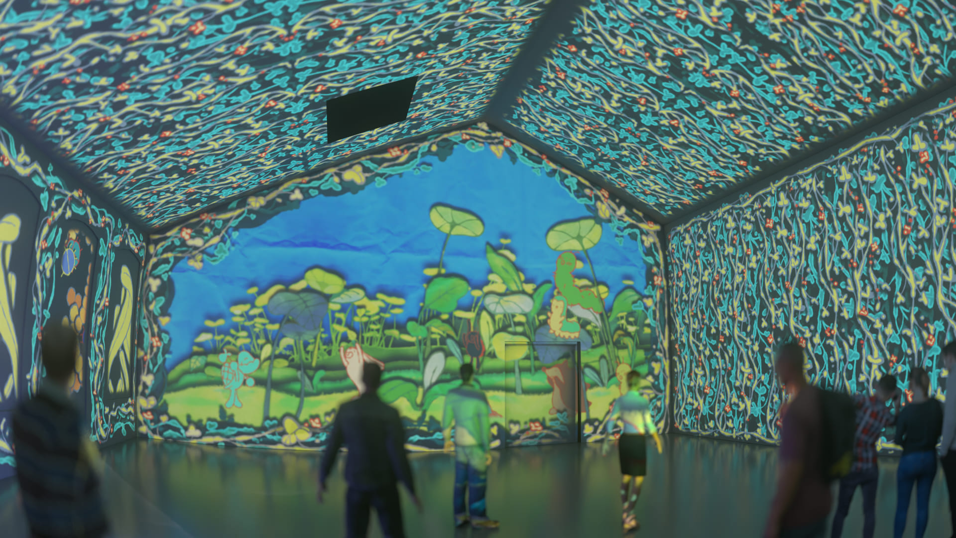 Lille : L'hybride, première salle de video mapping immersive des Hauts-de-France