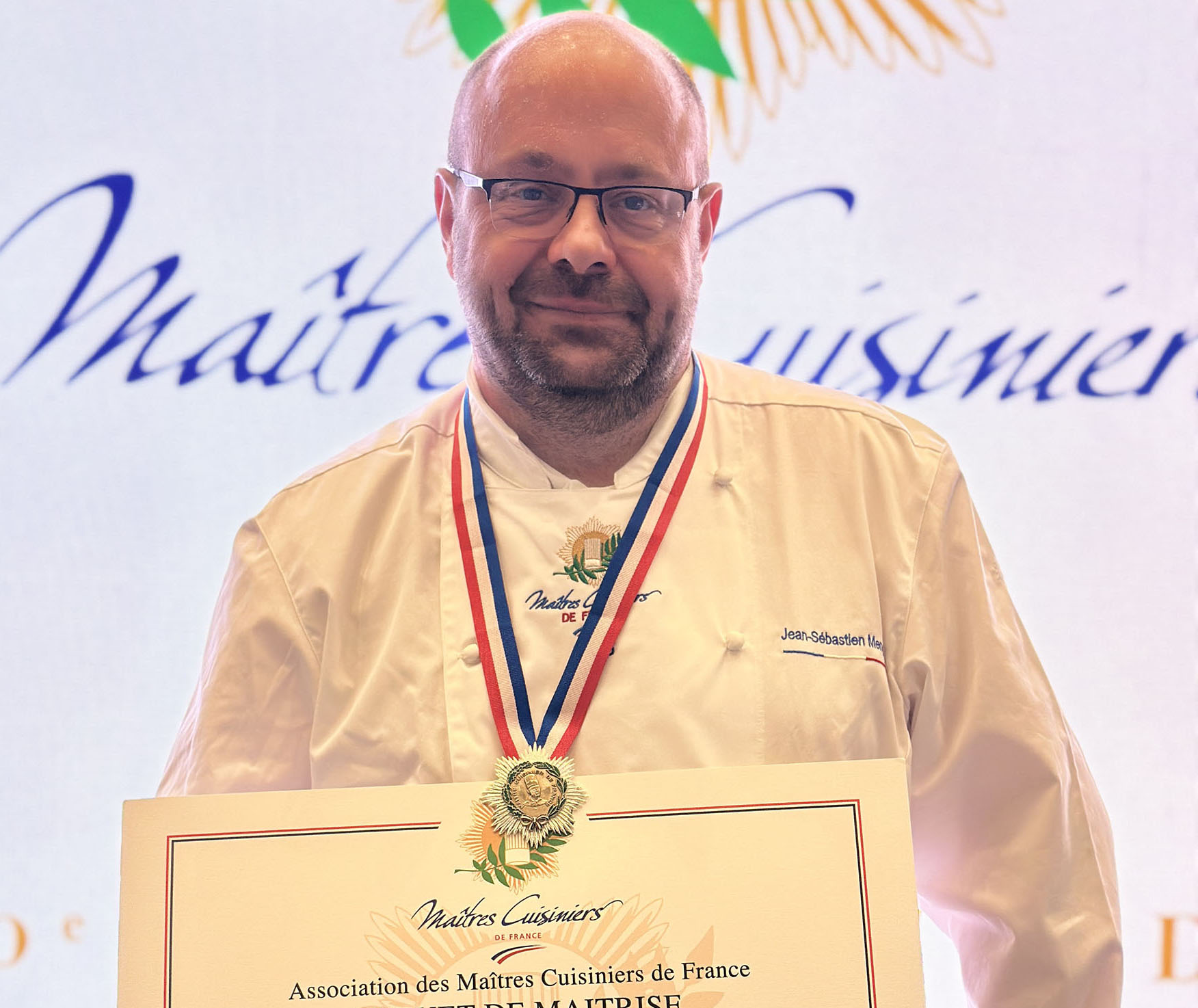 Jean-Sébastien Mengin, maître-restaurateur nancéien intronisé à l’Association des Maîtres Cuisiniers de France
