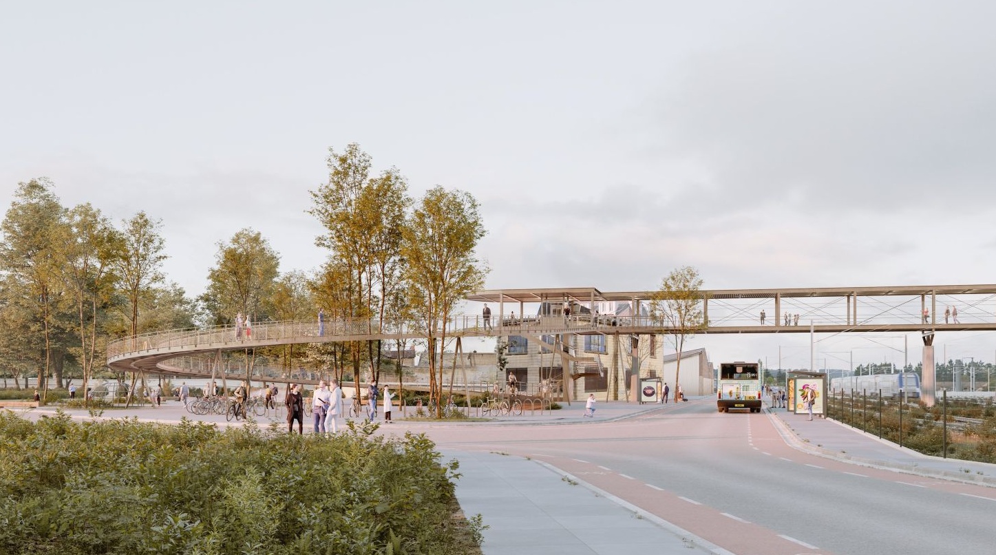 Creil Sud Oise : avancée pour la passerelle de la gare, prête à accueillir le futur TGV