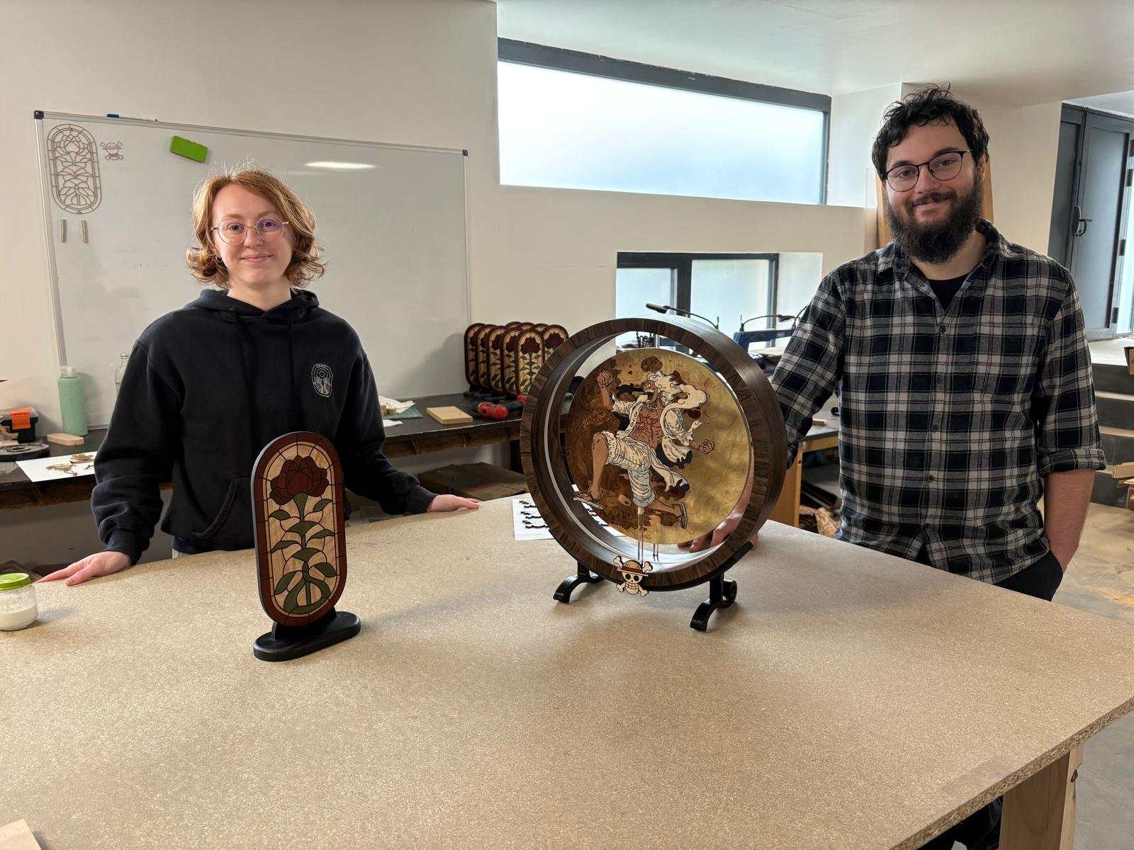 Atelier Pangea, l'art de la marqueterie de bois