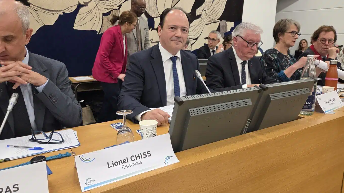 Lionel Chiss, élu président de l'agglomération du Beauvaisis