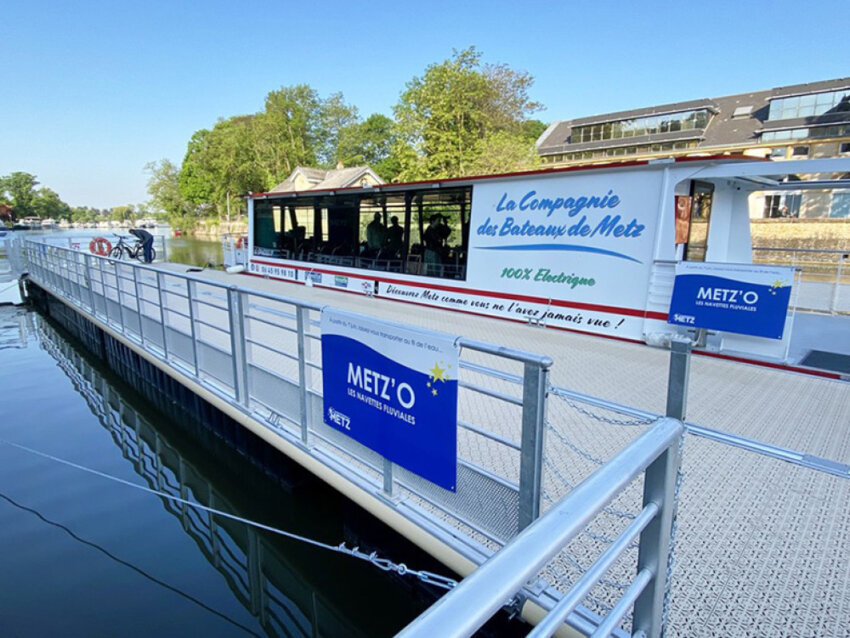 METZ'O : Navette fluviale de Metz reprend du service