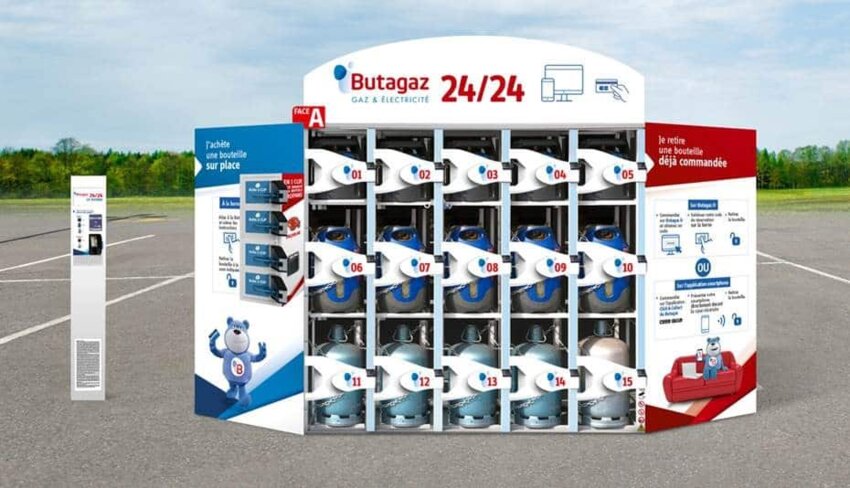 Butagaz mise sur le libre-service avec un distributeur automatique à Soissons