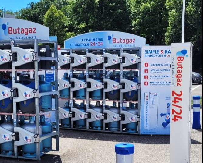 Soissons : Un nouveau distributeur automatique de bouteilles de gaz installé