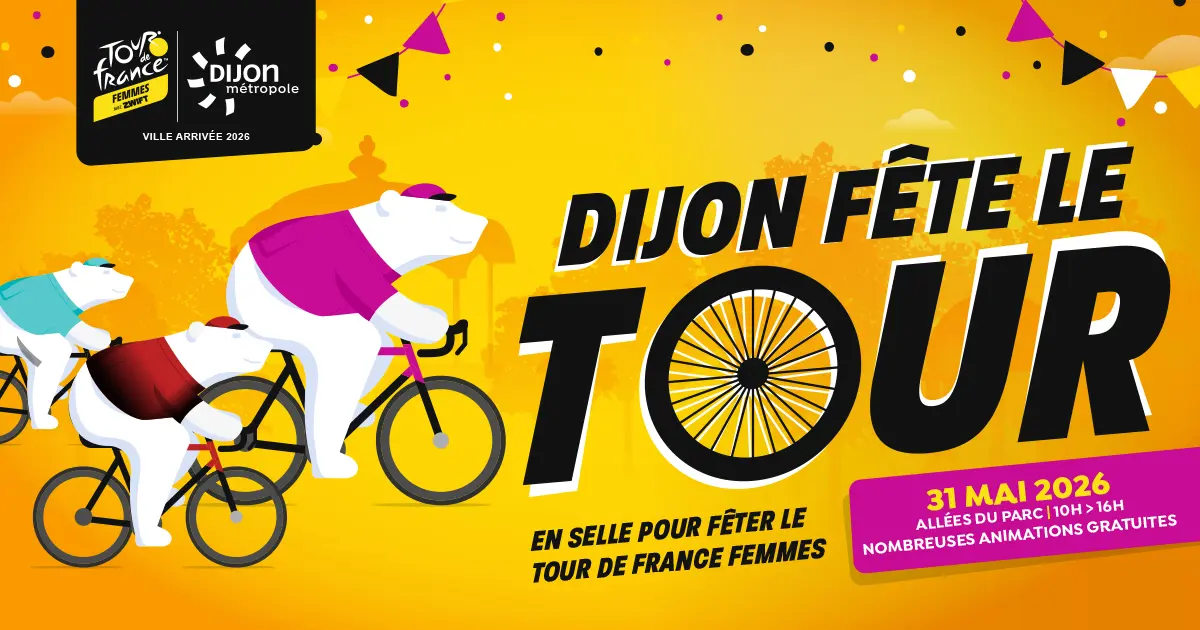 Dijon célèbre le vélo avant l’arrivée du Tour de France Femmes