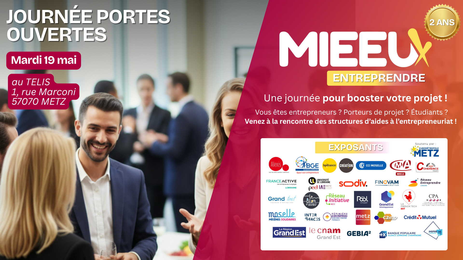 La MIEEU ouvre ses portes pour booster l’esprit d’entreprendre à Metz