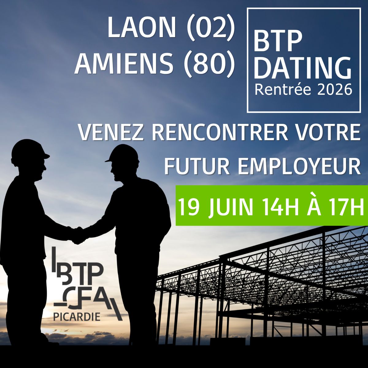 Le BTP CFA Picardie organise un rendez-vous pour faciliter l’apprentissage
