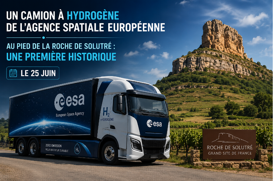 Hydrogène : une démonstration européenne au pied de la Roche de Solutré