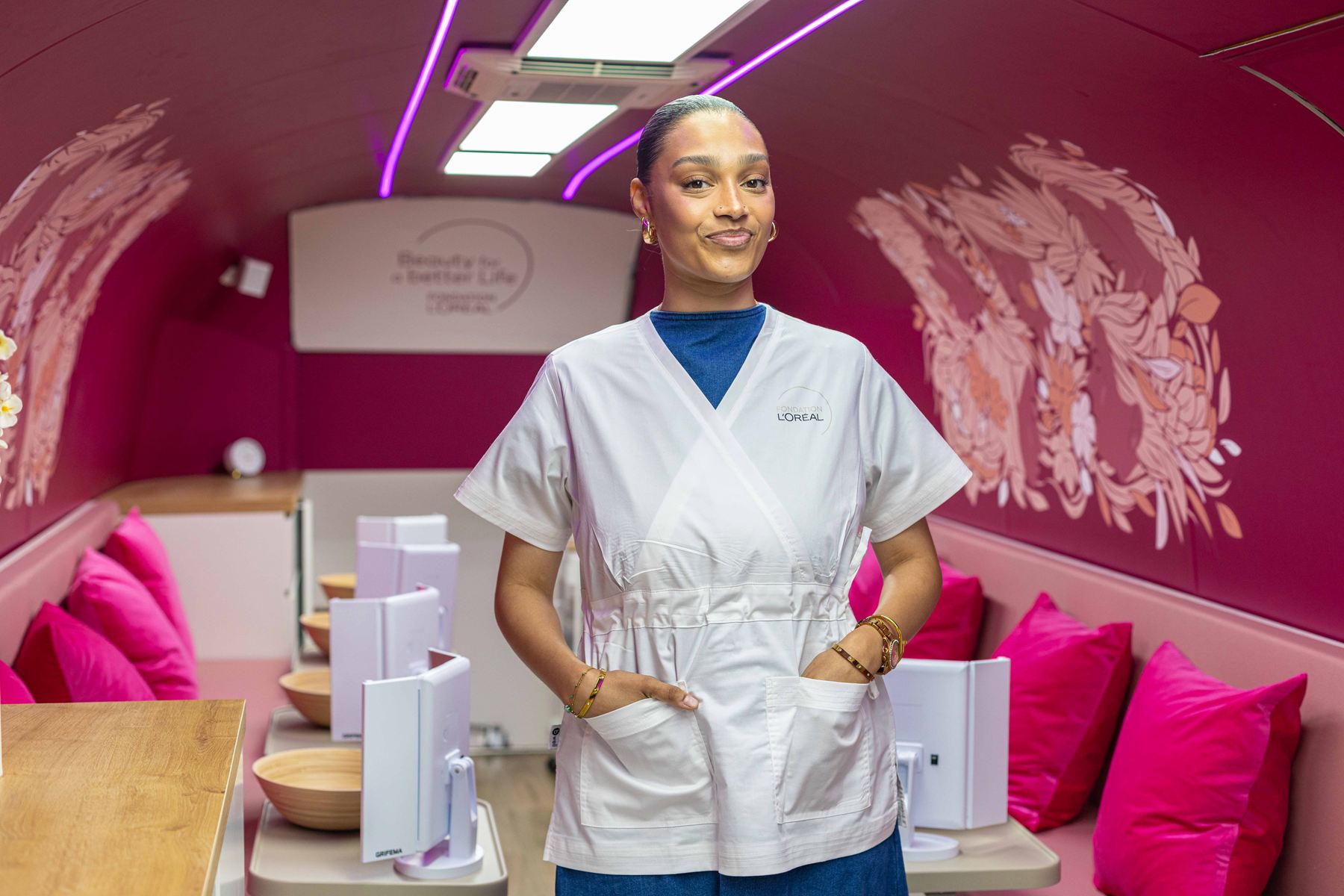 Le salon de soins de la Fondation L'Oréal fait étape à Amiens