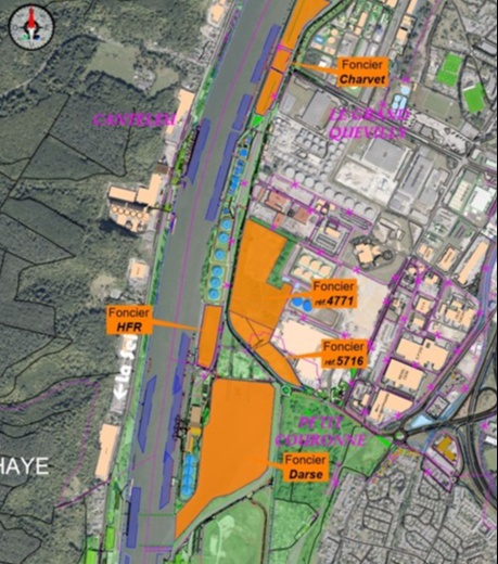 Rouen : HAROPA PORT met 39 hectares à disposition pour attirer de nouveaux projets industriels