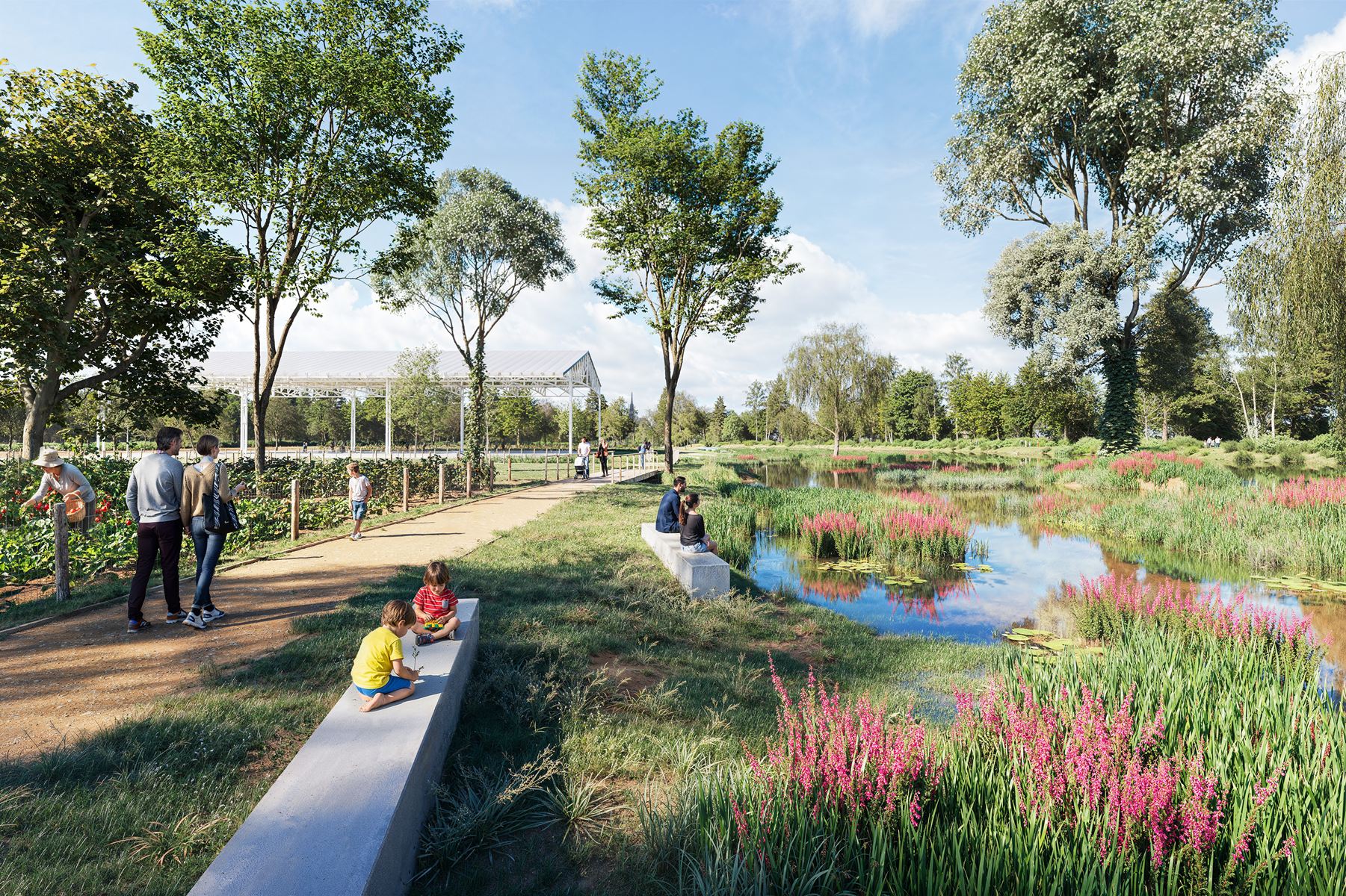 À Amiens, un nouveau parc inspiré des hortillonnages en projet