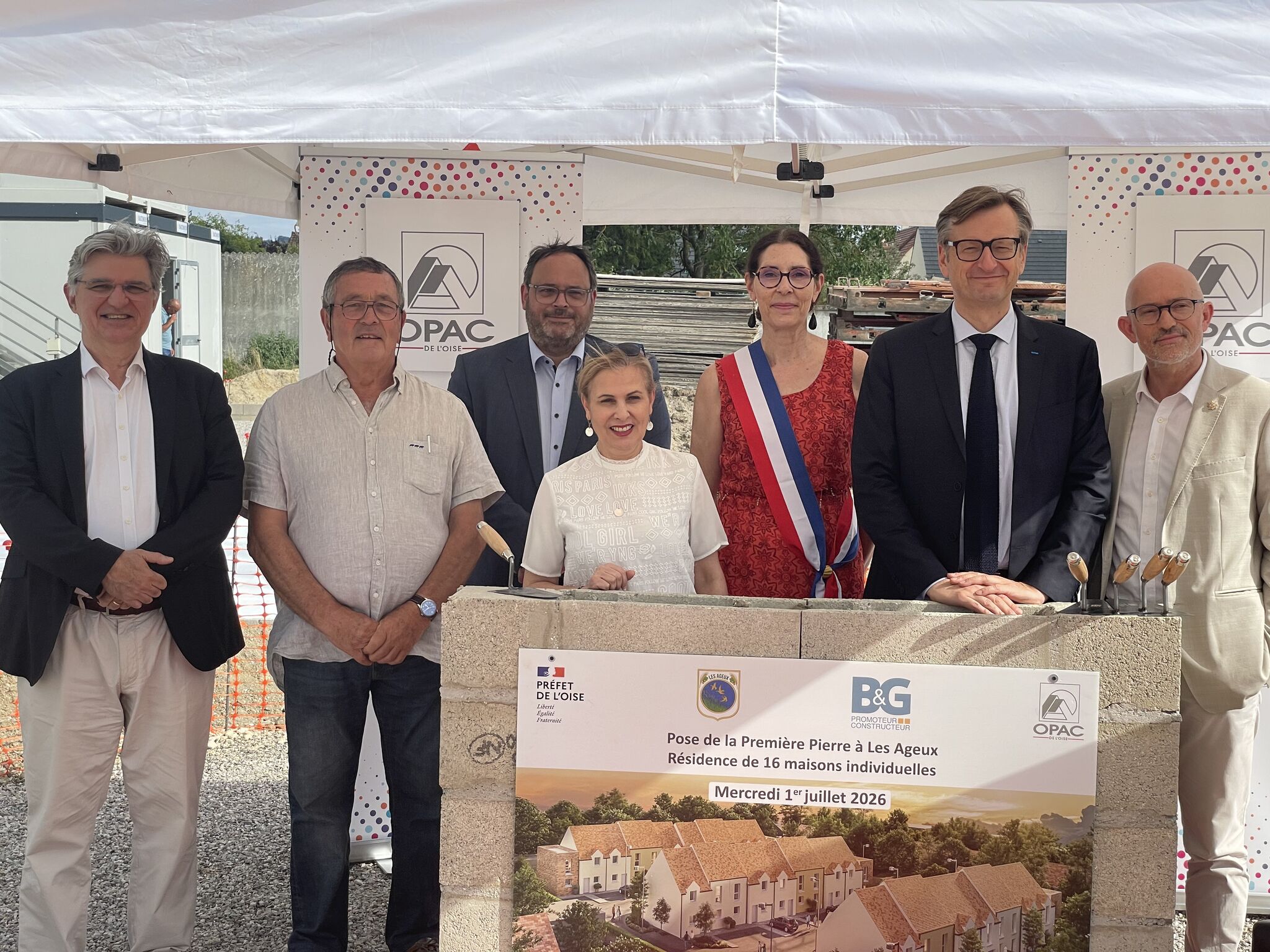 Les Ageux : l'OPAC de l'Oise lance la construction de 16 logements