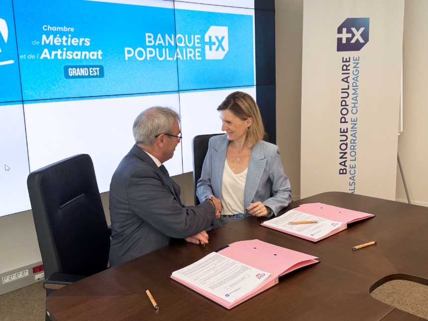 La CMA Grand Est et la BPALC renouvellent leur alliance pour l'artisanat