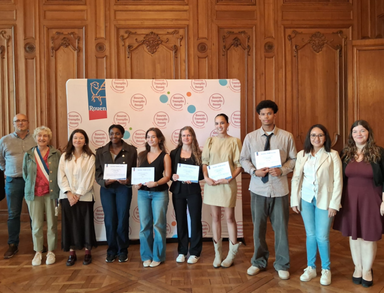 Rouen : cinq projets de jeunes récompensés par la Bourse Tremplin