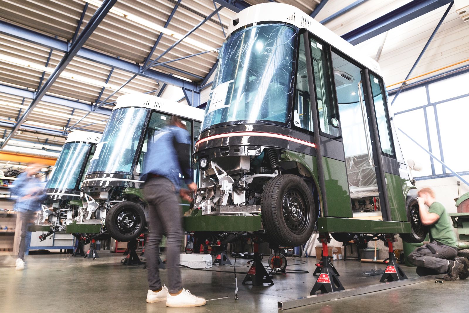 Urbanloop vient d’intégrer son usine de production à Tomblaine
