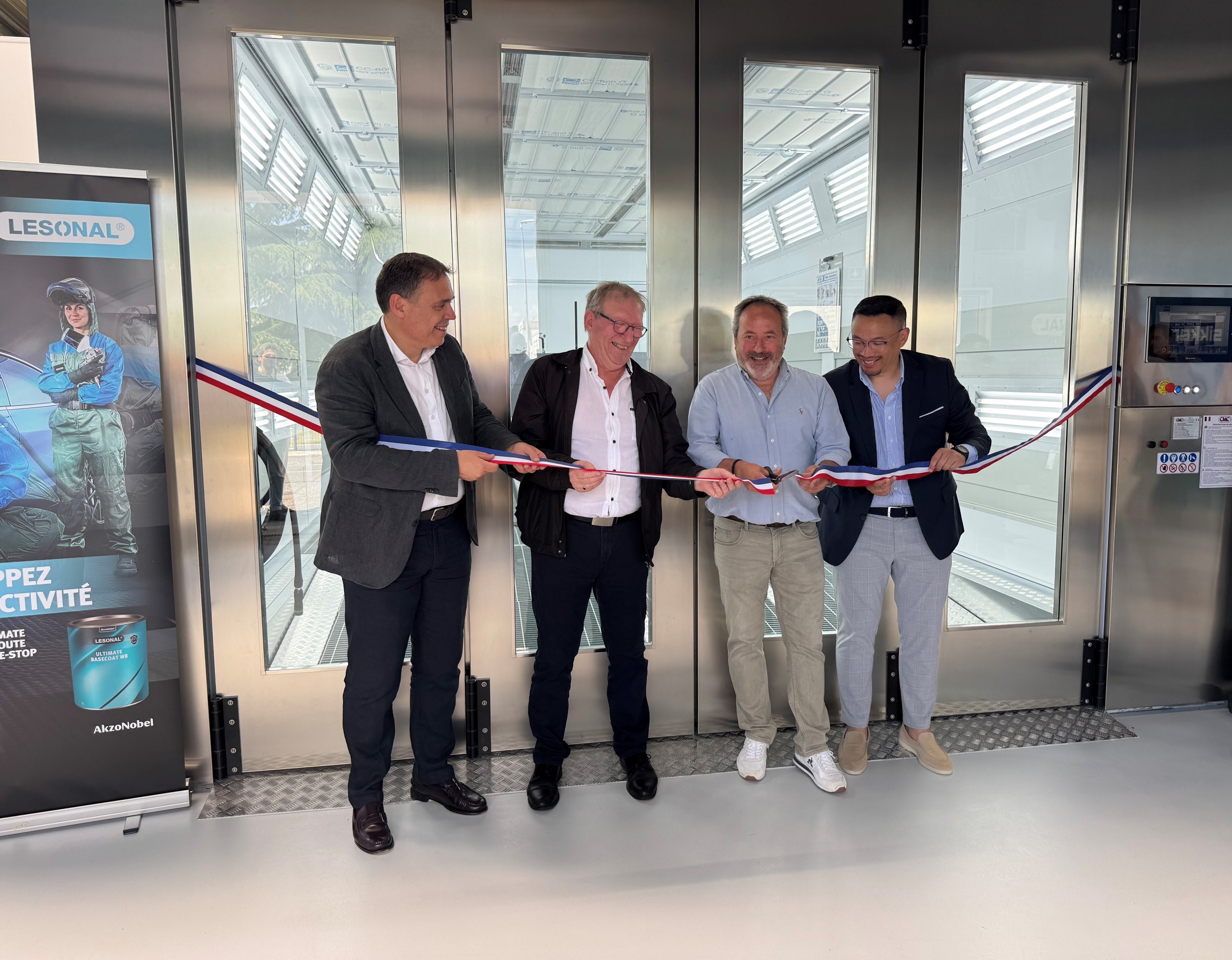 AkzoNobel inaugure un nouveau centre de formation 100% électrique dans l'Oise 