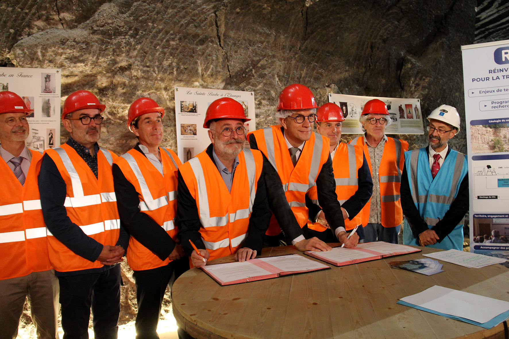 La Métropole du Grand Nancy signe le programme Reisol à 160 m de profondeur