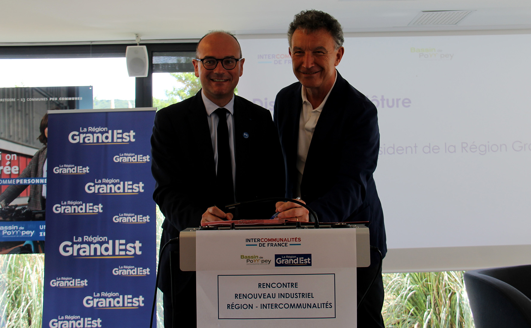 Le Grand Est et Intercommunalités de France, ensemble pour la réindustrialisation 