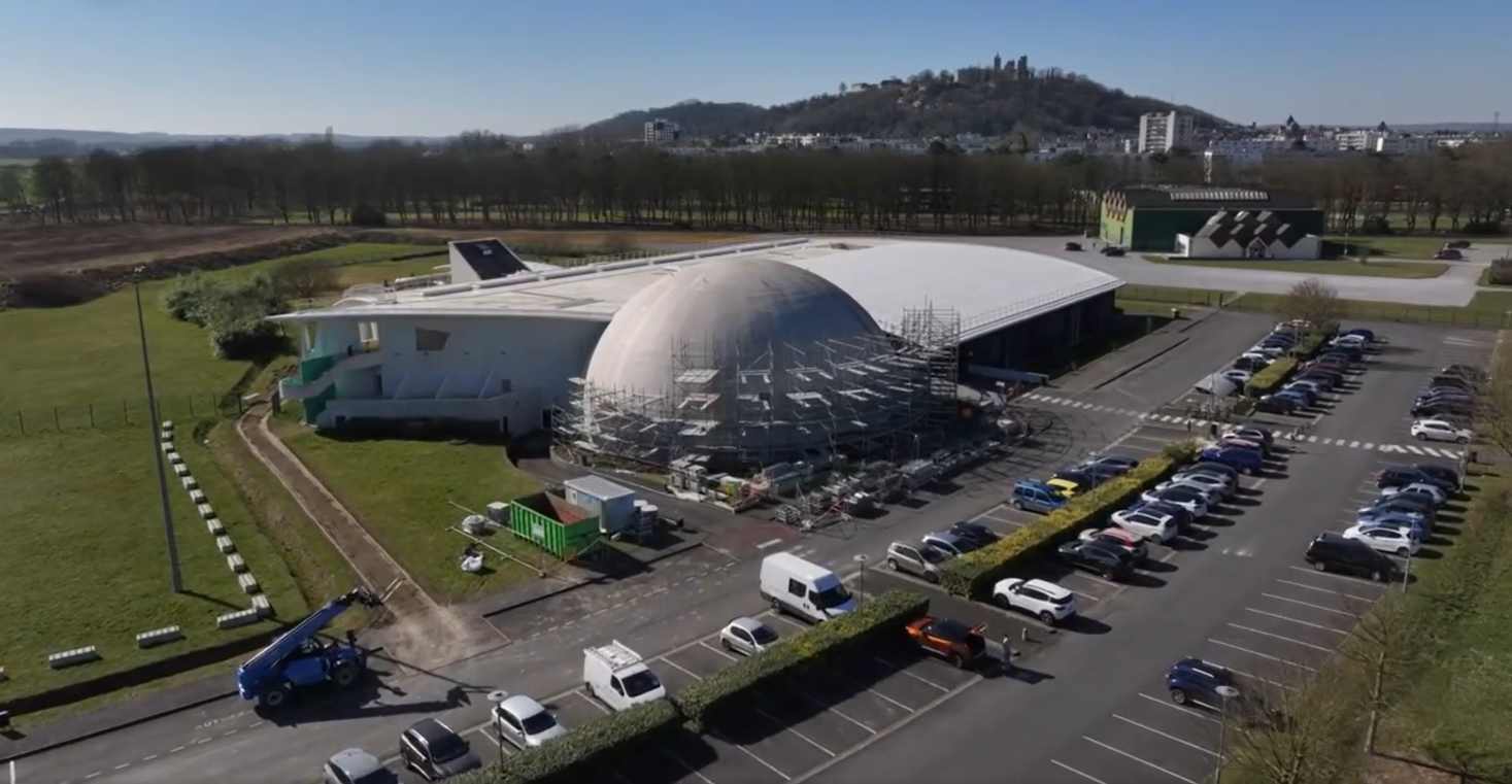 Laon : travaux de réhabilitation en cours à la piscine-patinoire le Dôme