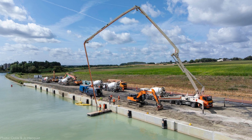 Le quai travaux de Noyon est finalisé 