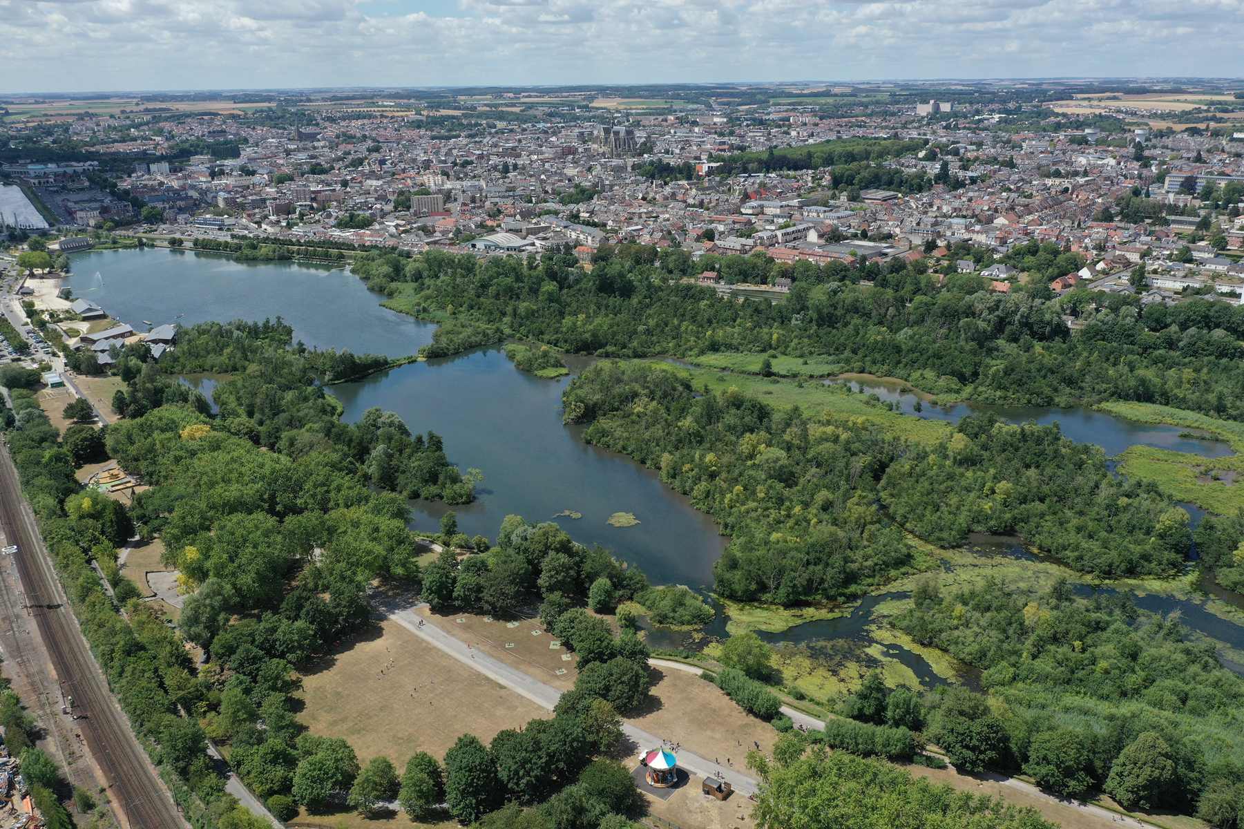Le parc d'Isle, poumon vert au cœur de Saint-Quentin