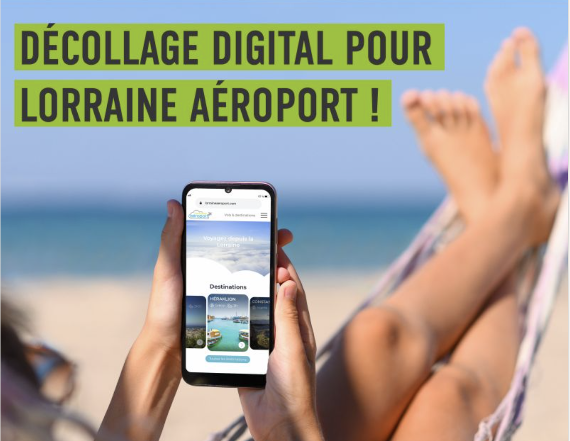 Avec son nouveau site Internet, Lorraine Aéroport fluidifie l’expérience utilisateur