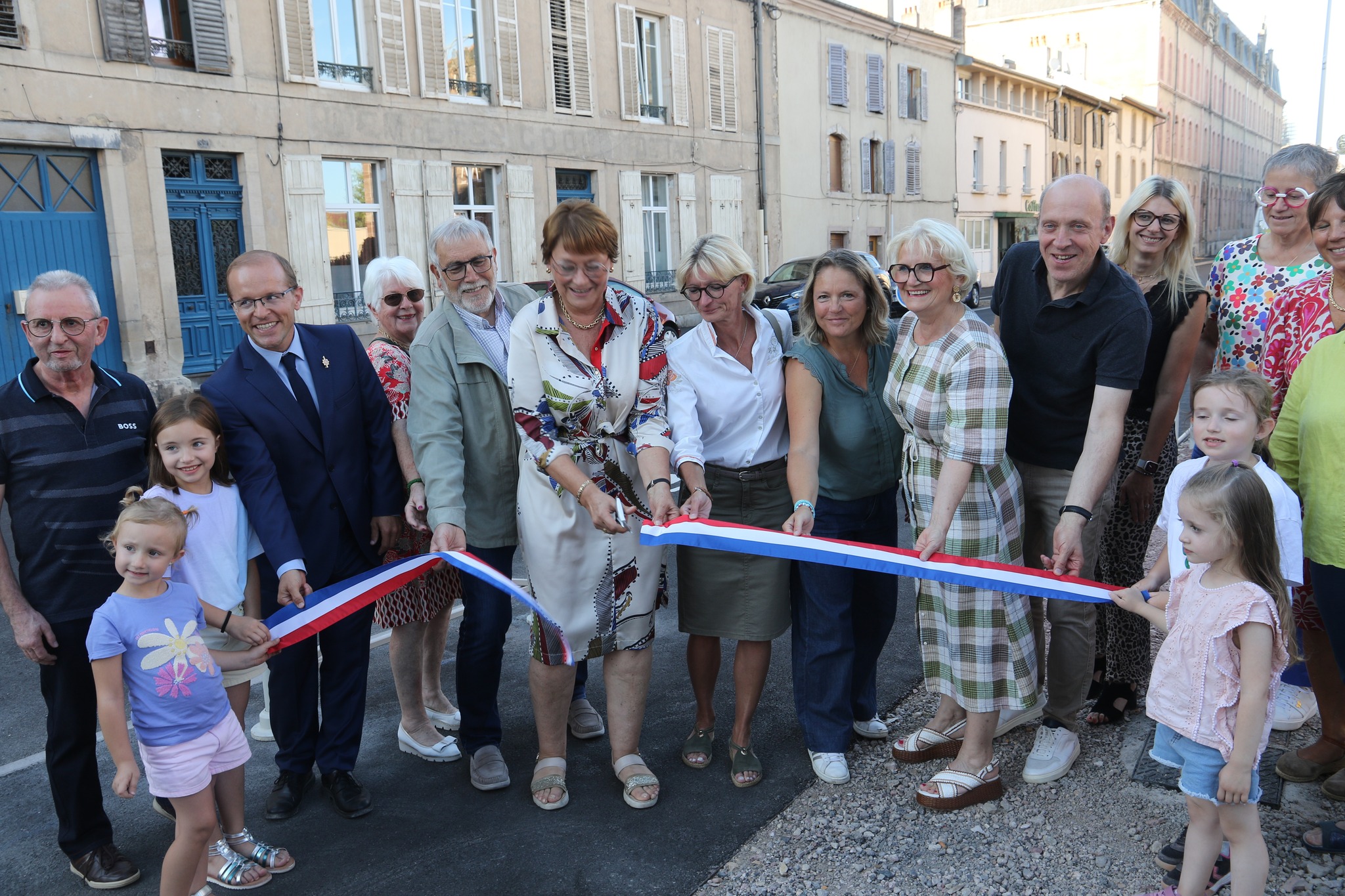Inauguration de la rue de Viller à Lunéville  : une entrée de ville sécurisée et végétalisée