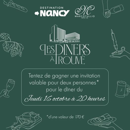 Dîners à Prouvé : une soirée gastronomique inoubliable à Nancy