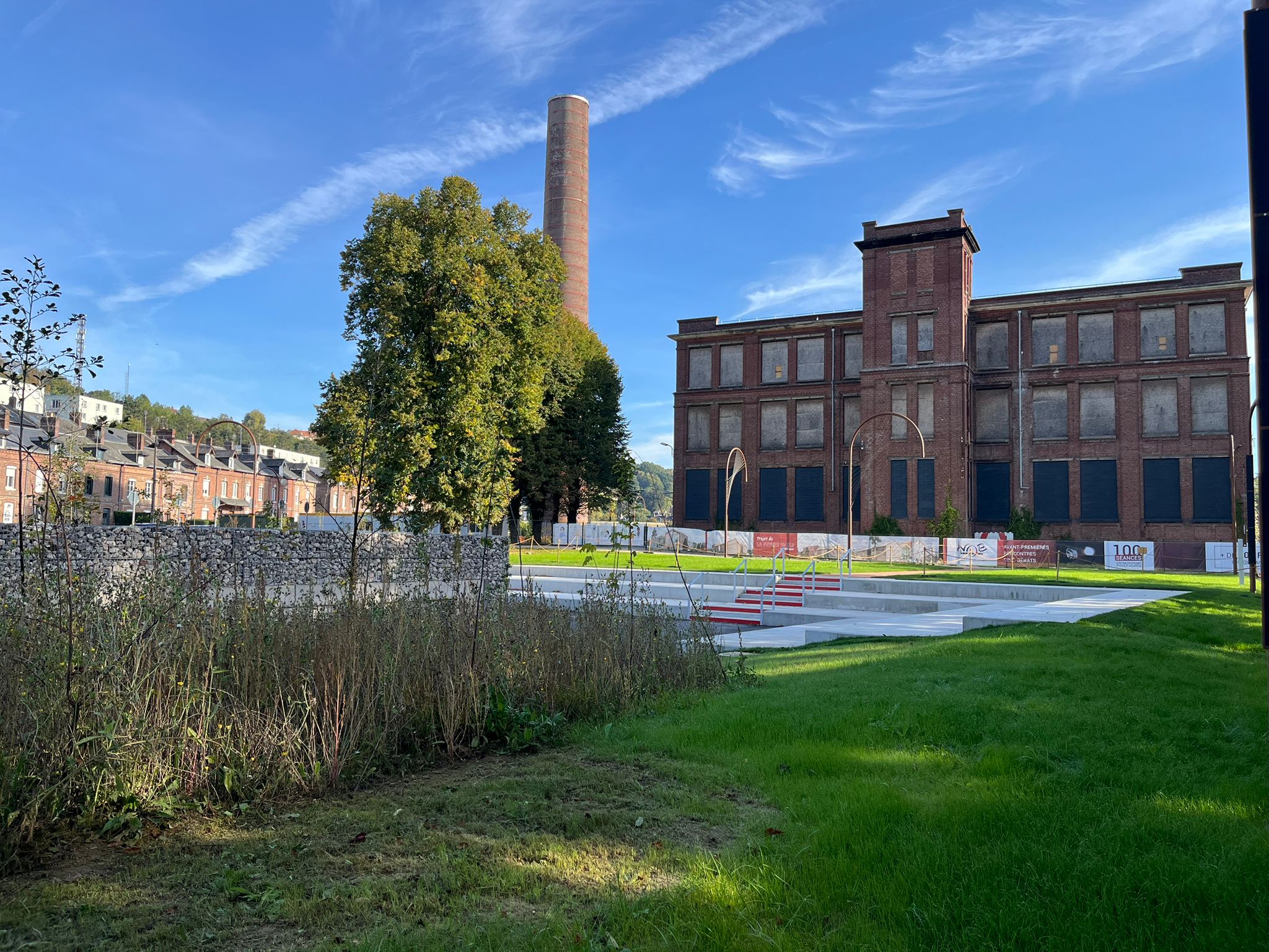À Barentin, le nouveau parc Badin comme exemple de transformation de friche