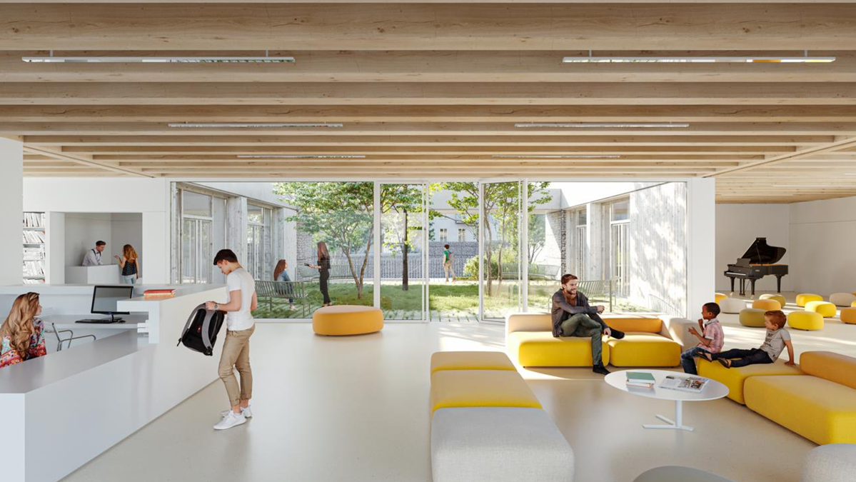 Nancy : la future Médiathèque du Haut-du-Lièvre rend hommage à Fadwa Touqan