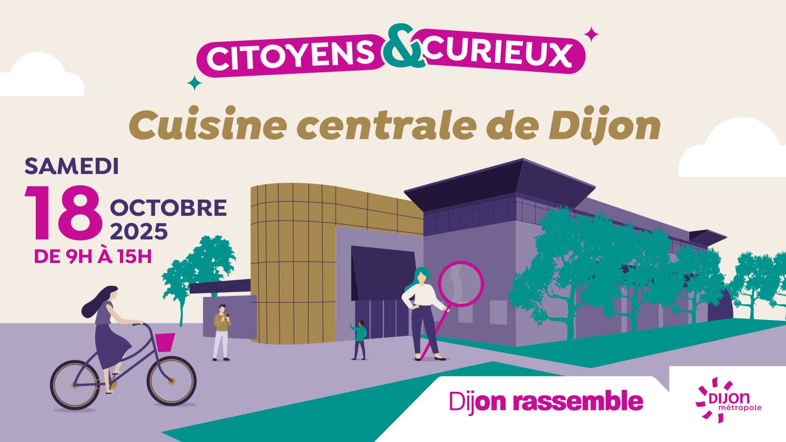 Dijon Métropole : les Journées Citoyens &amp; Curieux sont de retour pour une nouvelle édition 