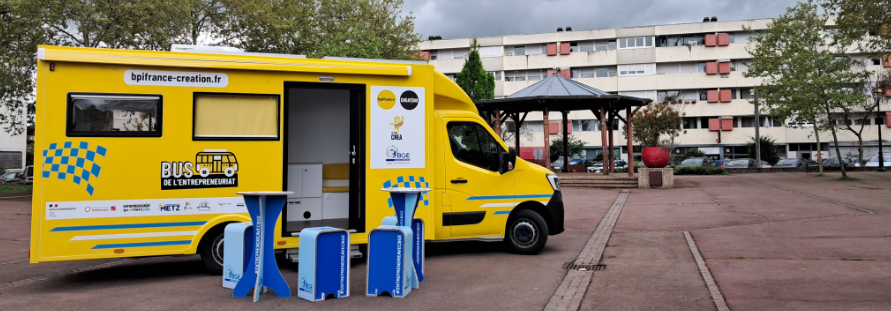 Le «Bus de l’Entrepreneuriat» s’installe à Nancy pour stimuler la création d’entreprises dans les quartiers prioritaires