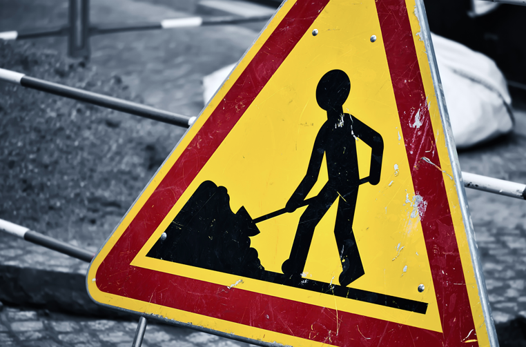 Travaux sur l'avenue Gaston Roupnel à Marsannay-la-Côte