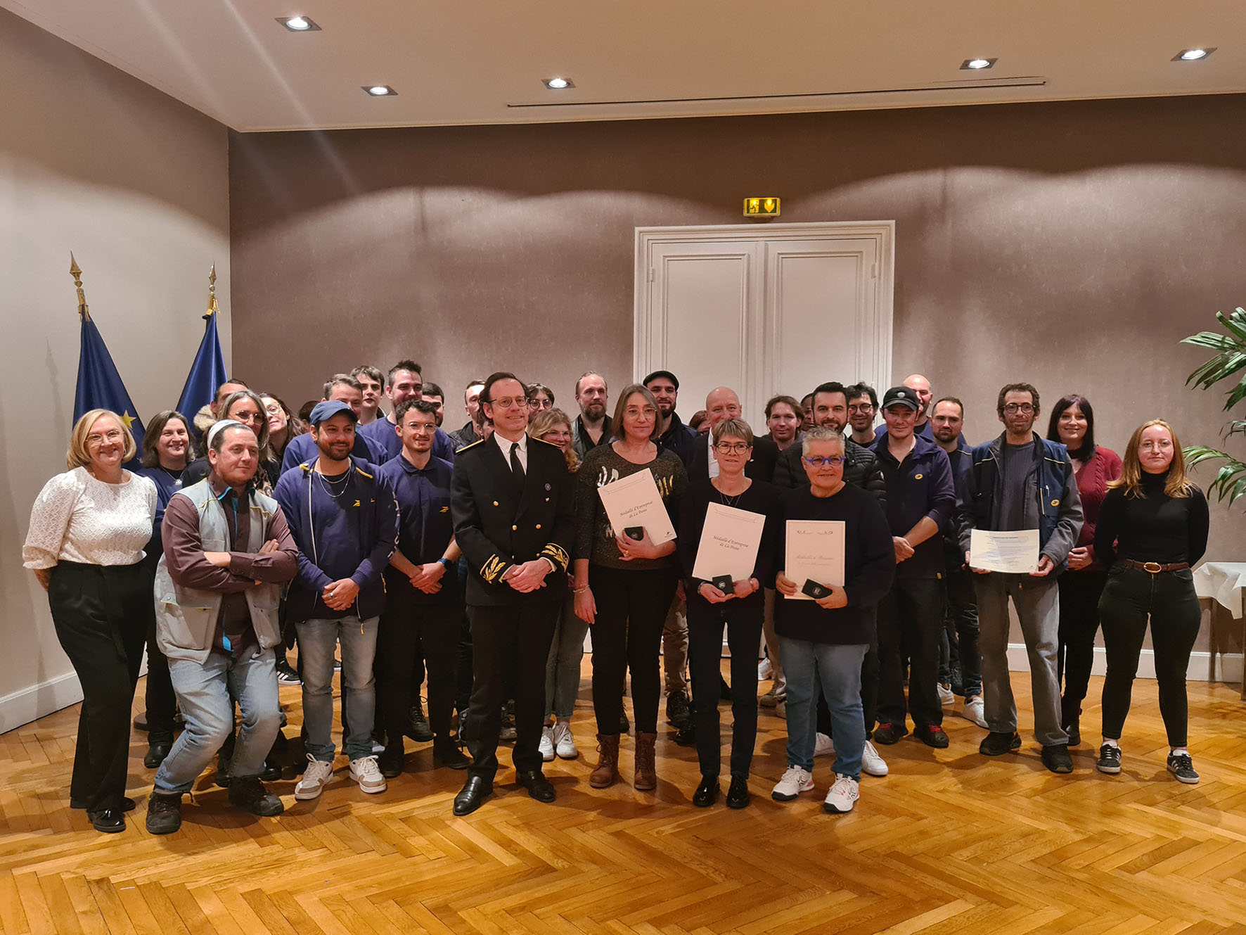 Les nouveaux facteurs meurthe-et-mosellans prêtent serment à Nancy 