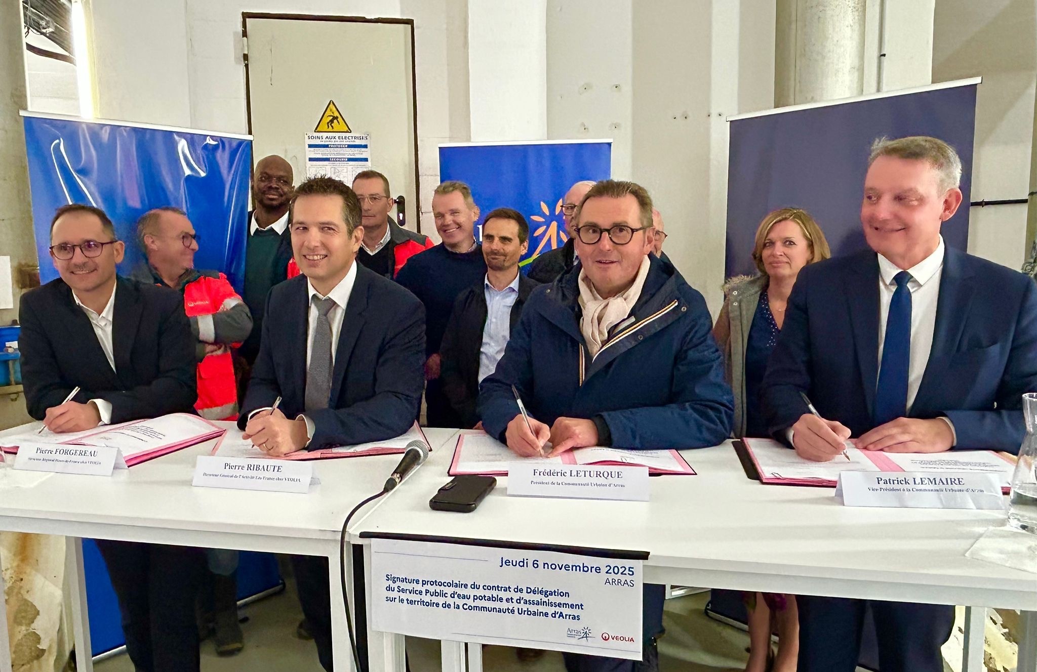 Communauté urbaine d’Arras : nouveau contrat de concession avec Veolia
