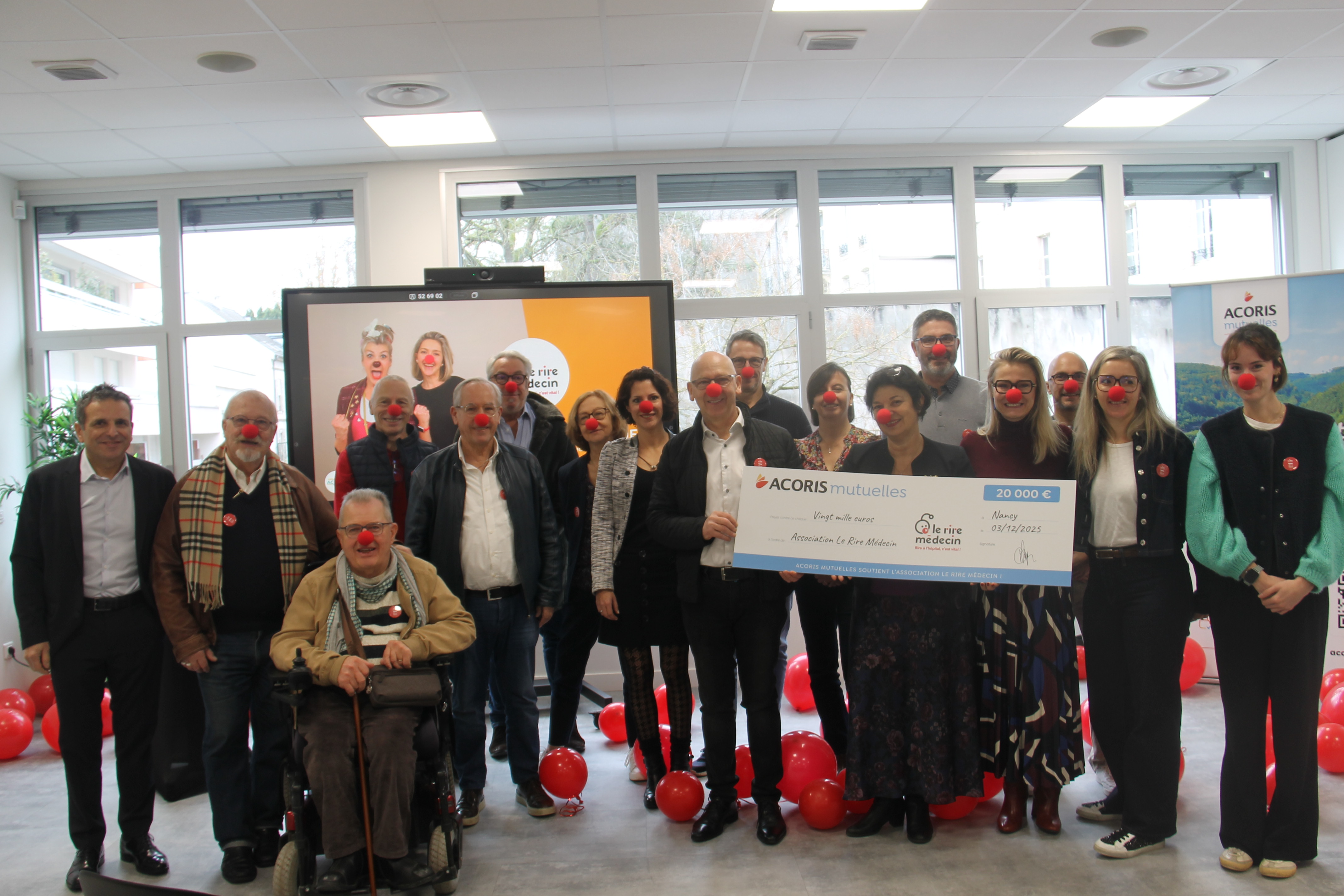 Nancy : Acoris Mutuelles renouvelle son soutien pour le Rire Médecin et renforce ses actions