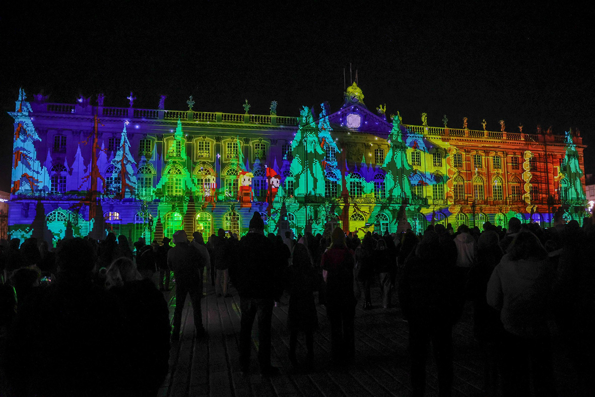 Nancy en lumière : Saint-Nicolas prend vie en pixel art