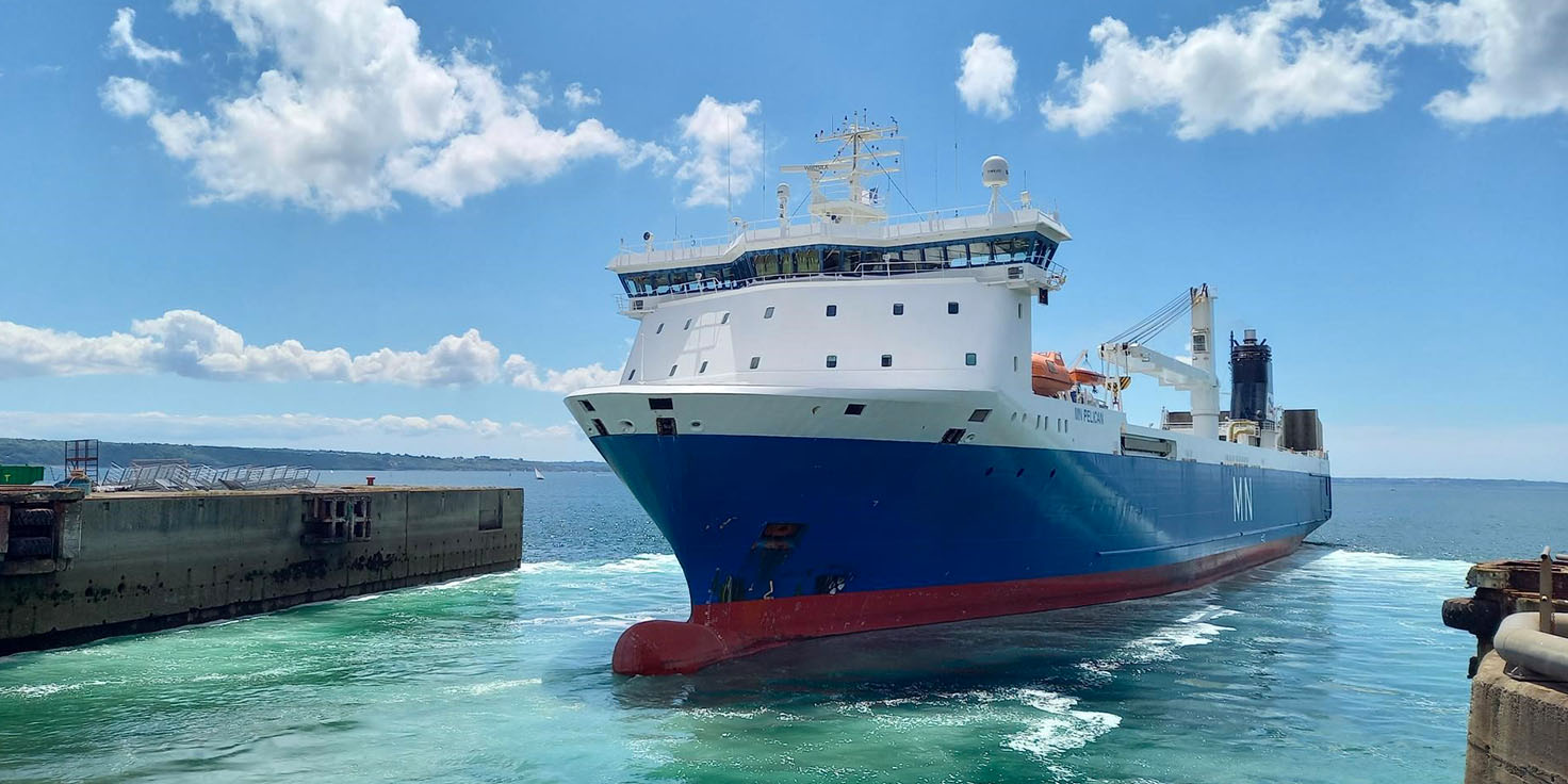 Le Havre : le groupe Sogestran officialise la vente du MN PELICAN à Norwest Ship Management
