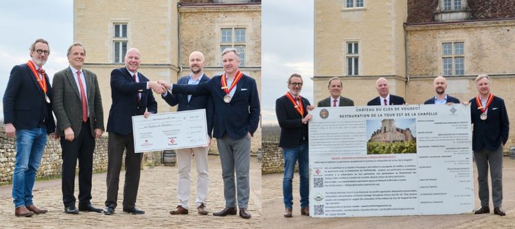 Don de 46 000€ pour le Château du Clos de Vougeot