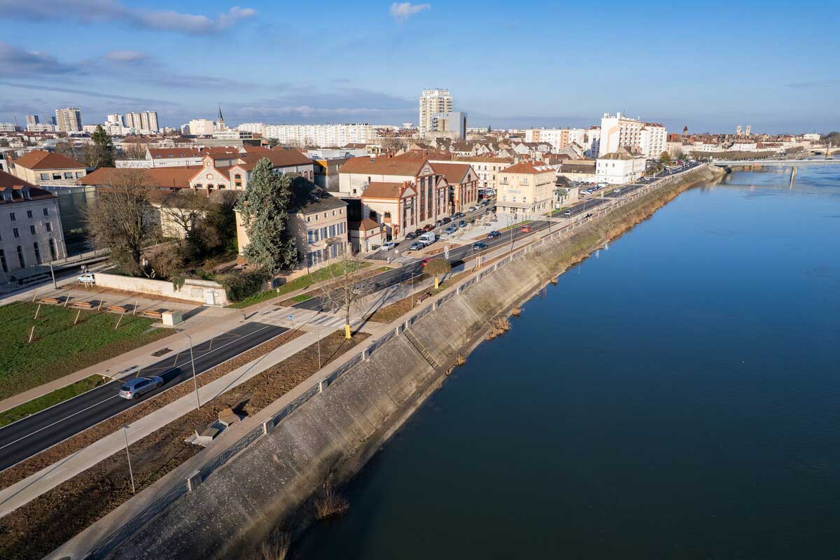 Chalon-sur-Saône : une nouvelle vie pour le quai Saint-Cosme